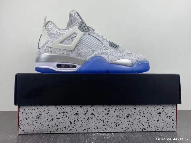 Kick Theory Anniversary 705333-105 Jordan Retro 4 30th Laser 0803